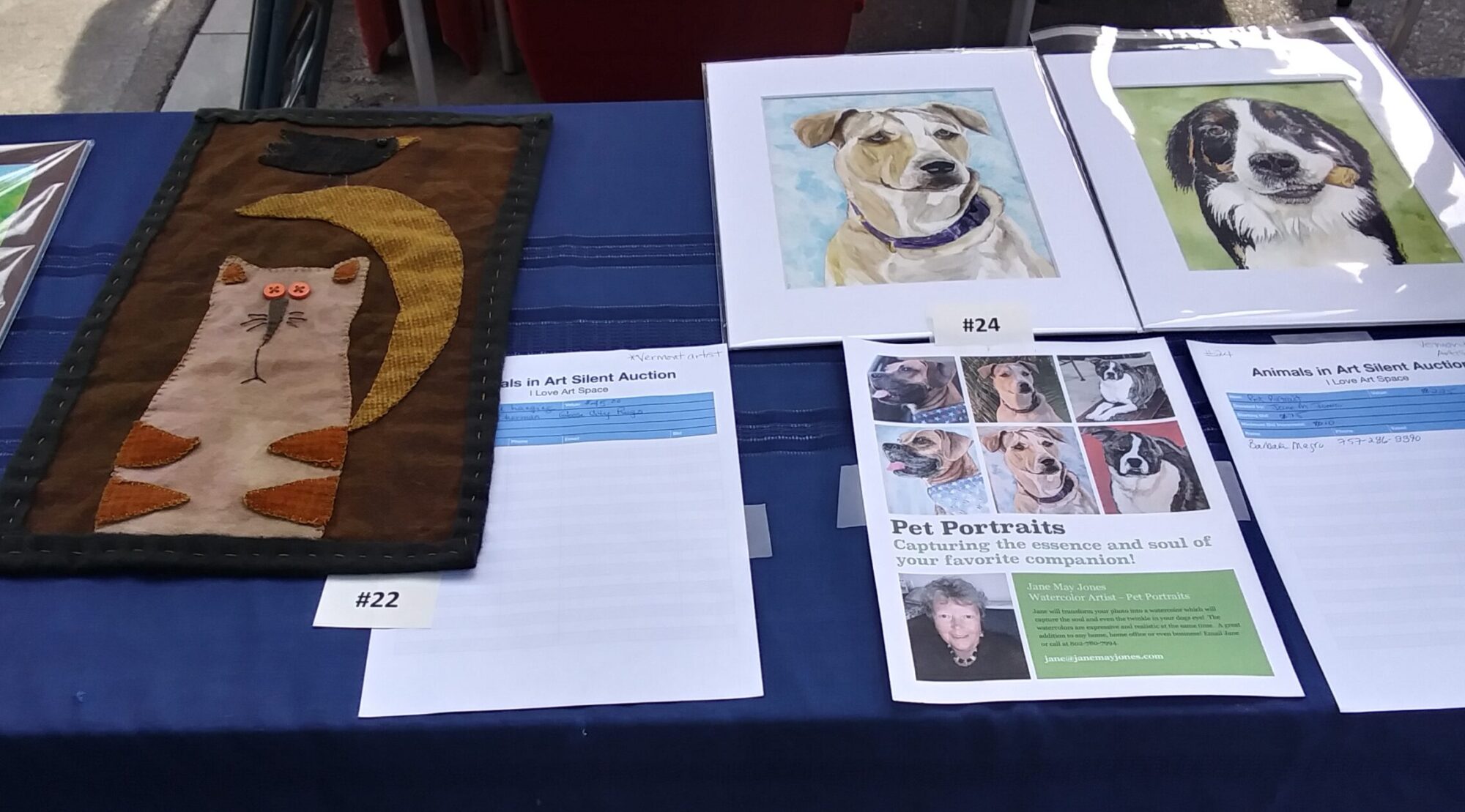 Animals in Art Silent Auction Bid Items